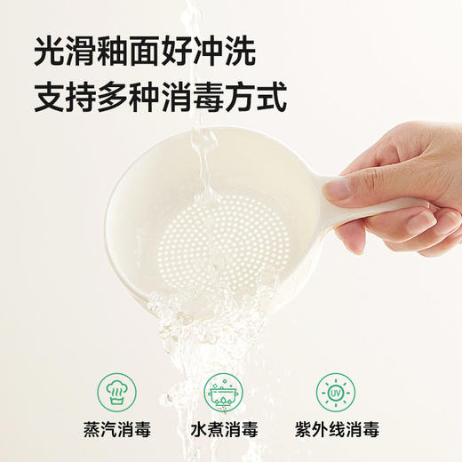 浦利顿陶瓷工具宝宝辅食米油勺漏勺 商品图2