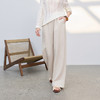 【莱赛尔】三彩2026春季新款休闲裤长裤宽松高腰显瘦直筒裤垂感M 商品缩略图2