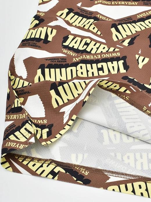 Jack Bunny 女士高尔夫 字母糖果图案透气速干polo领短袖 宽松轻盈 商品图12