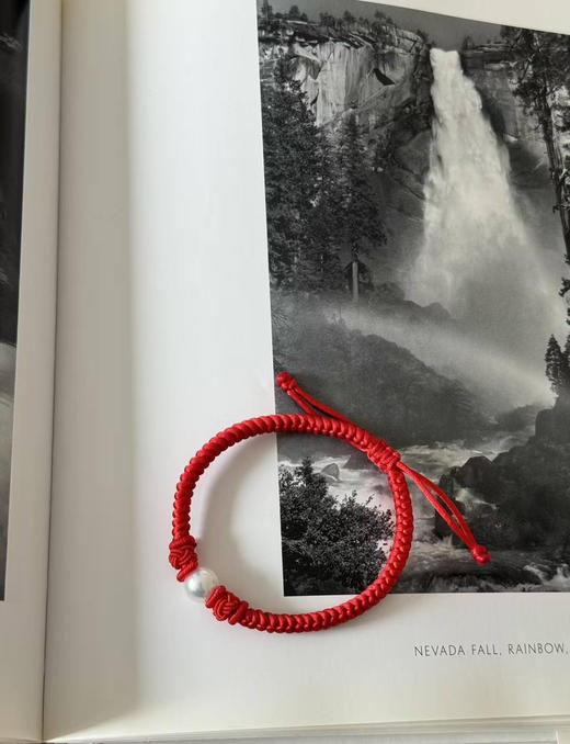 【新年珍珠手串】红色Akoya珍珠手串（15+4cm长度） 商品图3