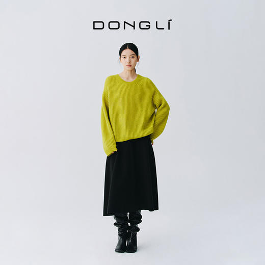 东黎 • 复苏的呼吸 物候已新 女士柔软亲肤春秋百搭圆领套衫 6021 商品图3