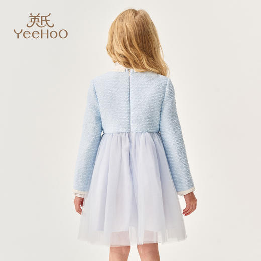 【英氏】【110-170】女童春秋小香风连衣裙 商品图3