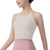 YOGACODE【火树银花系列】吸汗速干瑜伽背心女带胸垫收副乳健身运动背心DWC116008 商品缩略图4