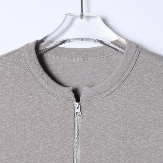 88172SDSA男装2026新款高贵轻奢时尚简约半拉链圆领长袖T恤舒适百搭 商品图1