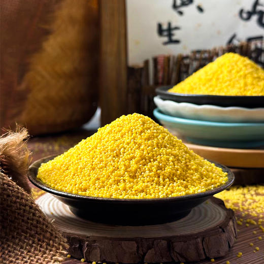 有机黄小米丨新鲜现磨，来自东北黑土地，当季新米，有机可溯源，米油醇厚，色泽明亮，350g/袋⭐️顺丰快递/中通 商品图0