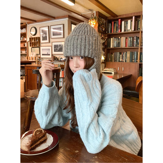 <曾小咸推荐> 2.18 现货秒杀 ！微信超特价！韩系v领短款针织衫 日常189.99 立减100 秒杀89.99！！ 半裙 秒杀79.99！！ 商品图4