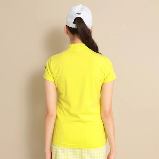 Callaway卡拉威高尔夫女装夏季 徽章印花半高领T恤短袖  时尚运动 商品图8