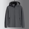 【DSF】大依优型大码男装春秋休闲夹克外百搭商务可拆卸连帽长袖外套 商品缩略图2
