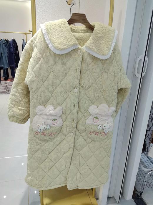 【YW】无忧购年前可发货超厚实可爱长款三层夹棉家居服睡衣套装（截单后3-5天发货) 商品图4
