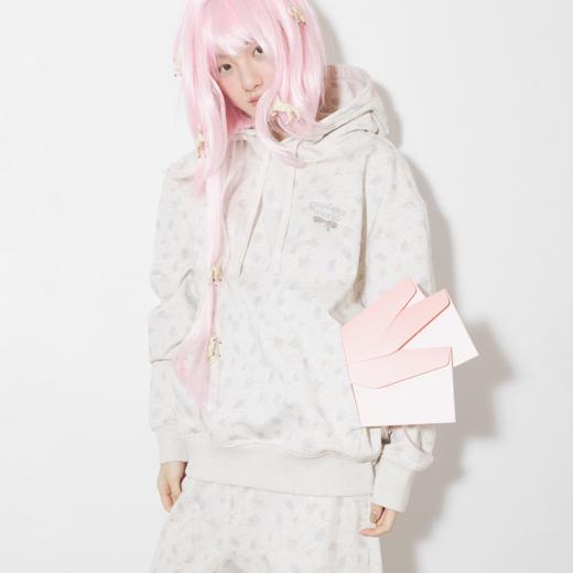 GOODBAI GOODEES新款个性满印连帽套头卫衣 商品图0