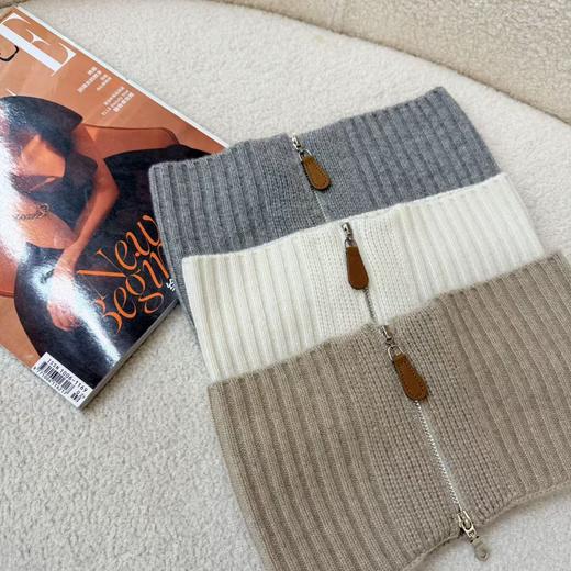 100%Baby小山羊绒~百搭立领拉链假领子护颈脖套女BABY260552 商品图0