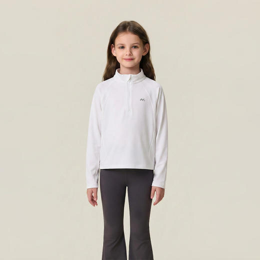 马克珍妮轻氧运动女童慢跑速干网眼T恤2026年春装新款560229 商品图1