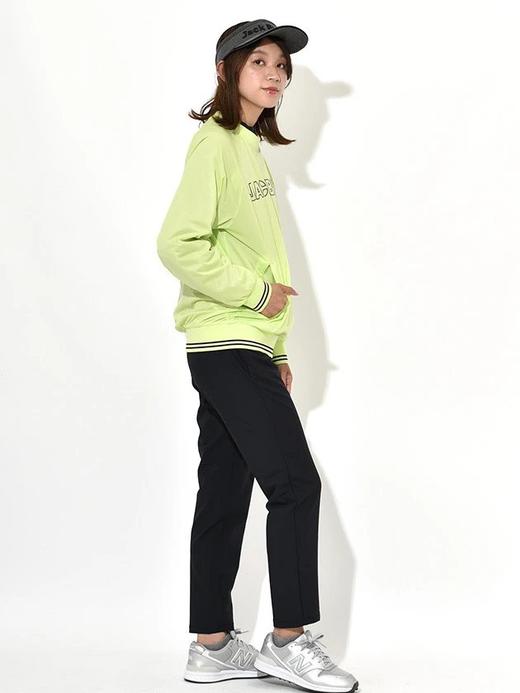 Jack Bunny高尔夫女士 罗纹袖口 字母圆领网状内衬 套头长袖 防水防风 商品图6