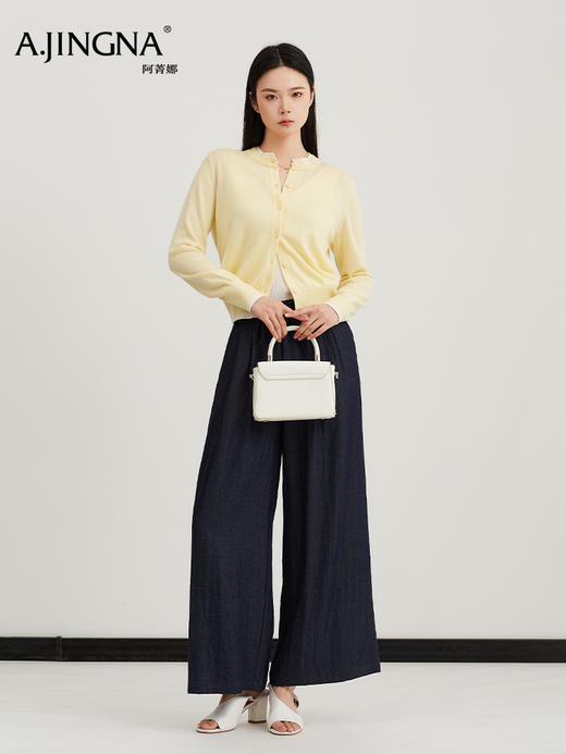 【四季穿搭】阿菁娜春季新款四季穿搭万能公式羊毛假两件开衫可单穿可内搭解锁春夏秋冬N种搭配F31C318012 商品图7