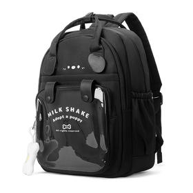 原创个性痛层妈咪痛包书包初中女学生痛包大容量小狗娃包随变痛