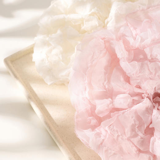 三彩2026新款法式蓬松网纱发圈泡芙氛围感浪漫甜柔通勤约会轻盈女 商品图3