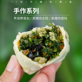 【任选3份包邮并送4个大鲅鱼水饺】纯手工蒸饺/水饺/馄饨/菜包子丨当季新鲜时蔬搭配自养黑猪肉，多口味，现做现发，⭐️顺丰快递