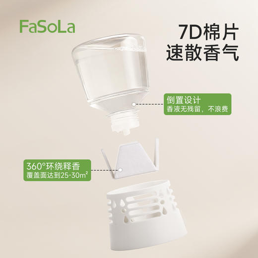 FaSoLa倒置香薰空气清新剂卧室除味厕所除臭室内香氛清新持久留香 商品图4