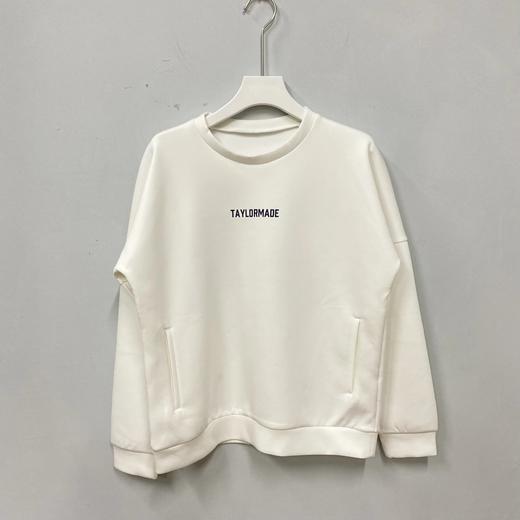 Taylormade 高尔夫女款 圆领口袋 宽松字母长袖运动卫衣 空气层面料 商品图1