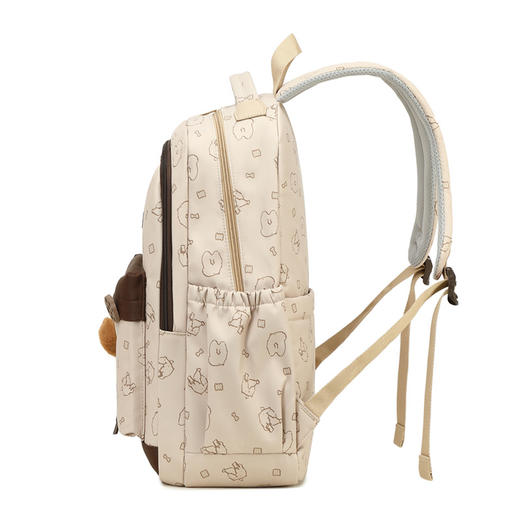 新款简约值耐脏轻便初中生书包大容量高颜值初高中大学生校园书包 商品图1