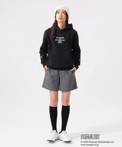 BEAMS GOLF 女款 秋冬季千鸟格仿毛尼带打底运动时尚保暖短裤 商品图2