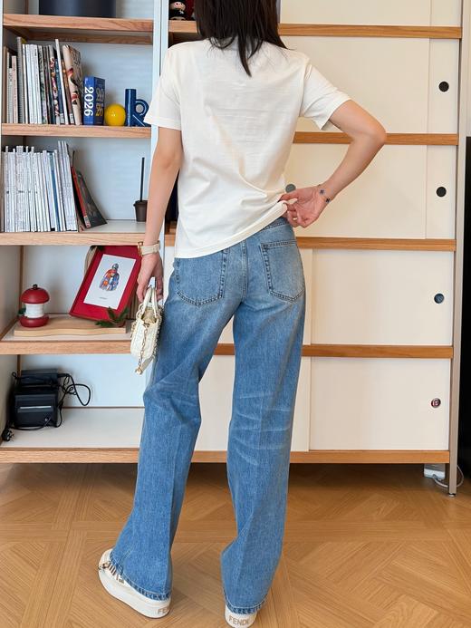 迪奥 多色花卉心形图案 T 恤(KX*MM) 商品图5