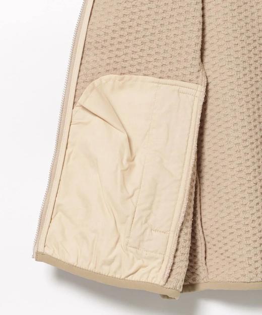 BEAMS 女士高尔夫 秋冬 肌理感凹凸抓绒立领马甲外套 保暖舒适 商品图12