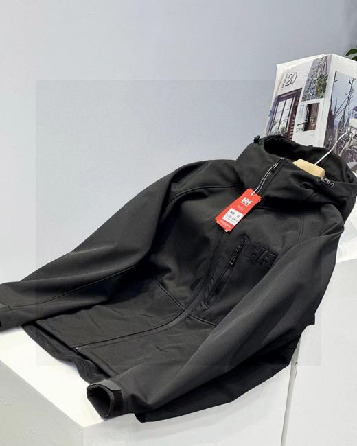 海莉汉森26年男春季秋新款户外防水保暖抓绒软壳衣梭织外套夹克！加绒加厚 商品图5