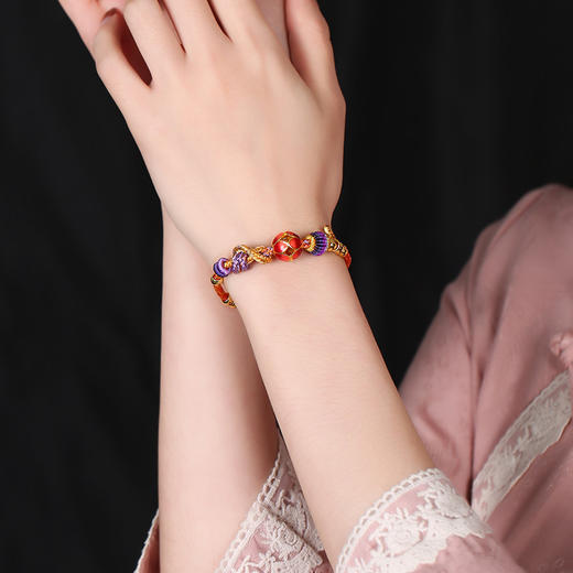 【祈愿吉品】九紫离火红绳手链 男女情侣手链 商品图3