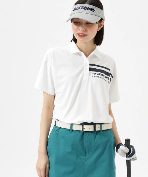Jack Bunny 高尔夫女士 背面百褶设计速干透气polo领短袖衬衫 商品图10