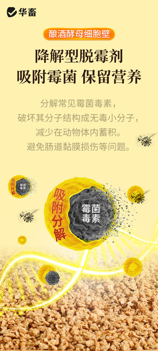 脱霉防利40斤 阻断毒素吸收修复肠道损伤 商品图3