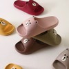 【凉拖】男士/女士新款小熊一体可爱凉拖鞋居家室内拖鞋浴室情侣凉拖【WG26208W/M】 商品缩略图0