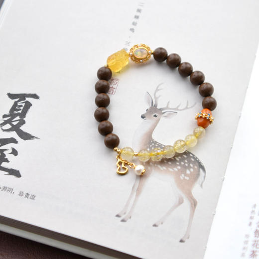 正安 合香珠·五行手串 金木水火土合香珠 药珠 古法香方手工炮制 能量手饰送女友父母 商品图2