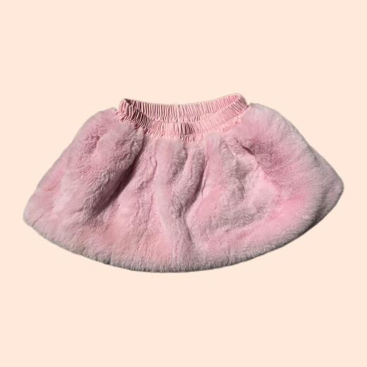 【萌娃专属半裙❗️百搭洋气保暖】韩版秋冬季短裙新款女童洋气羊羔毛短裙女孩甜美蓬蓬裙毛毛半身裙。jd 商品图1