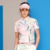 callaway高尔夫女装 花色翻领短袖 200cc透气凉感面料 防晒速干 商品缩略图7