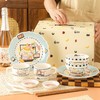 【烘焙小羊系列餐具】可爱陶瓷餐具礼盒装卡通家用单人碗盘套装节日送礼 商品缩略图6