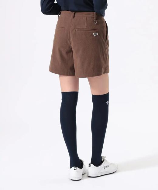 Beams 女士高尔夫 灯芯绒短款运动高腰裙裤 开叉一体 商品图10