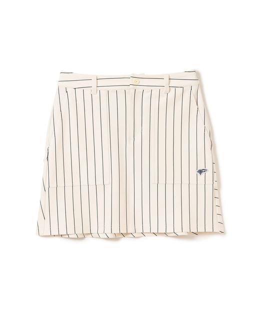 BEAMS GOLF 高尔夫橙标 NEW YORK系列 女士细条纹短裙 防紫外线 凉感舒适 商品图6