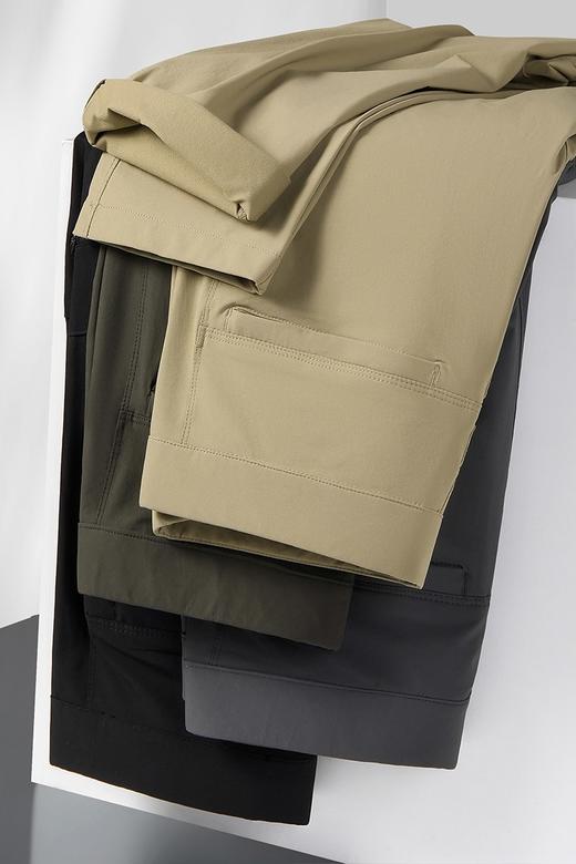 【DSF】大依优型大码男装直筒长裤春夏新款商务休闲百搭冰丝松紧腰长裤 商品图5