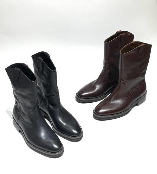 芮凯诗【进口水洗牛皮】2289-1自由旷野.套脚西部靴 商品图1