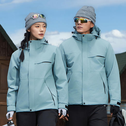 专柜同款·羊毛棉外套 石墨烯蓄热·三防耐磨·立体剪裁 男女同款7色可选【黑色2XL预售30天】 商品图1