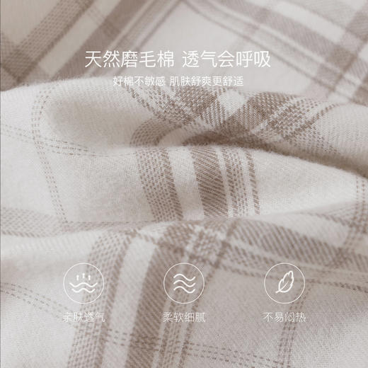 马克珍妮复古格纹男童纯棉衬衫2026年春装新款560222 商品图4