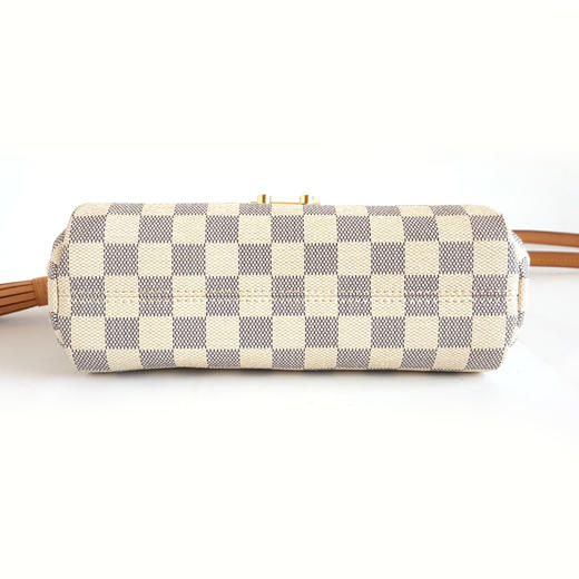 【98新】LV路易威登N41581白棋盘格Croisette流苏邮差包手提单肩包女士290126TJ04 商品图2