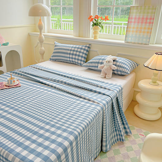 【品牌直发】加倍生活 全新升级原棉老粗布床单凉席三件套-12色可选yc0318018 商品图1