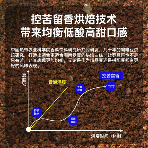 兴科咖小司商用级咖啡豆1kg海南兴隆咖啡油脂丰富 商品图3