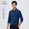 德鲨男装长袖翻领T恤2026春季新款蓝色上衣体恤棉质POLO衫 商品缩略图0