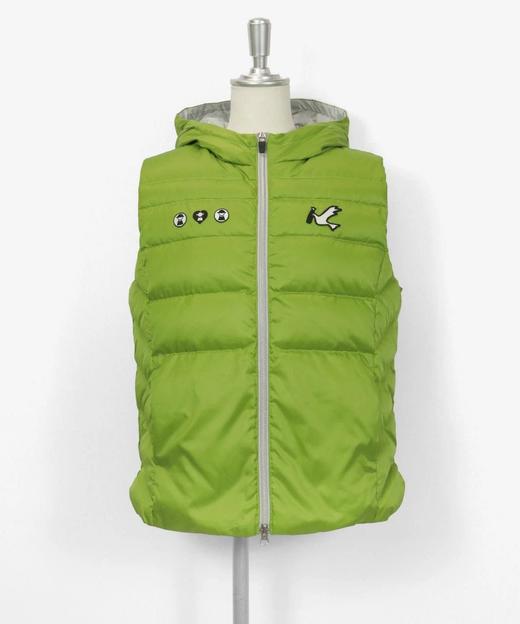 PICONE CLUB 高尔夫 女士 绣标防水羽绒双拉链连帽背心马甲 商品图0