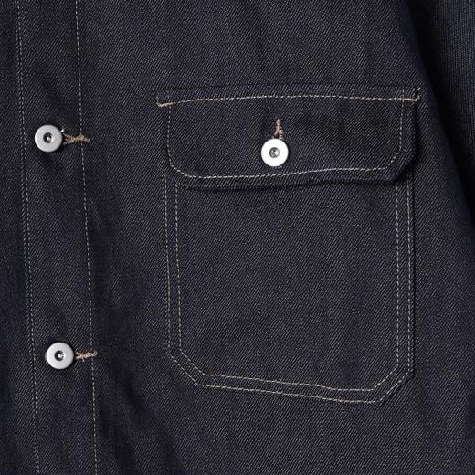 SDSA男装2026新款高贵轻奢韩版小众设计宽松翻领牛仔夹克外套百搭 商品图2