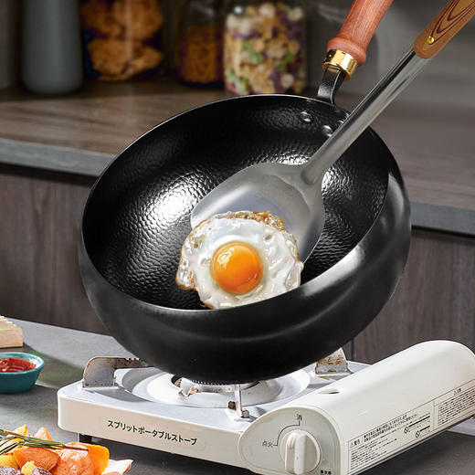 【年底捡漏！！】客家香·锤印大肚锅 ，胖某来同款，0涂层不粘锅！肚大锅深，煎炒炖煮样样行 商品图3