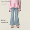马克珍妮春日牛仔女童轻弹喇叭裤2026年春装新款560172 商品缩略图0